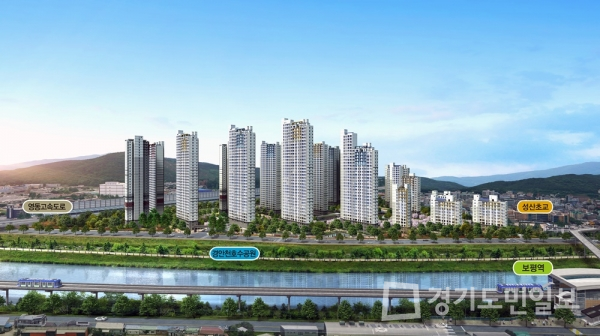 숲세권·학세권·역세권 갖춘 아파트 '용인 보평역 서희스타힐스 리버파크' 분양