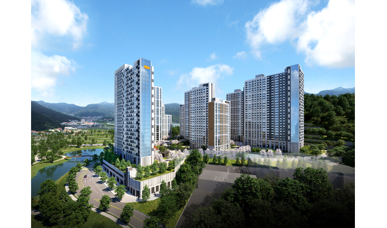 e편한세상 주촌 더프리미어 현장 이미지