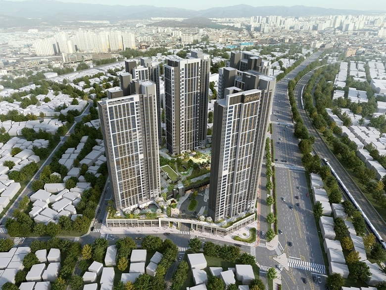 힐스테이트 앞산 센트럴 — 조감도
