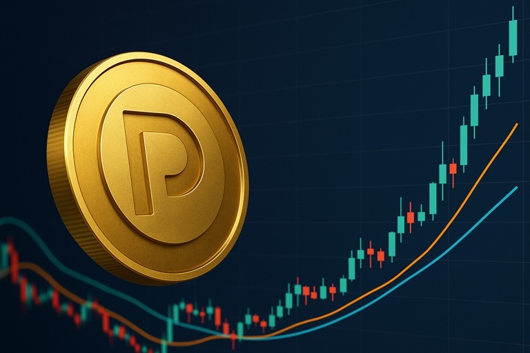 피스 네트워크, 상무부 효과로 100% 폭등...골든크로스 임박
