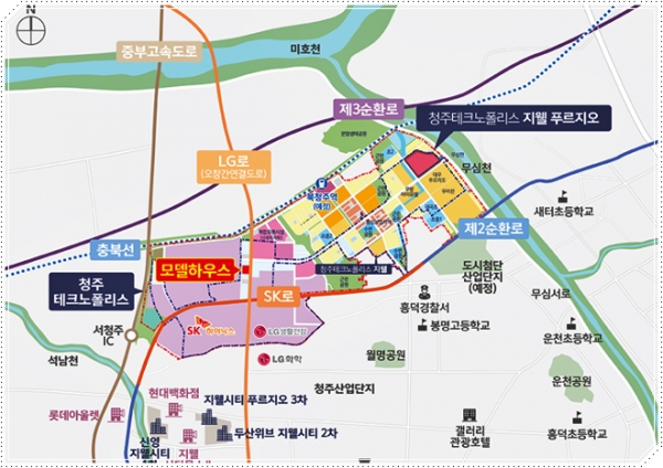돈되는 직주근접형 '청주 테크노폴리스 지웰푸르지오' 1순위 청약