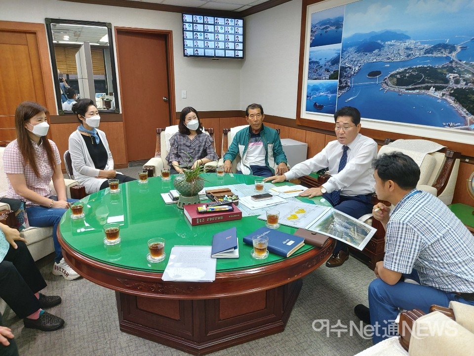 여수 신기휴스티지 아파트 인근 주민 피해 호소