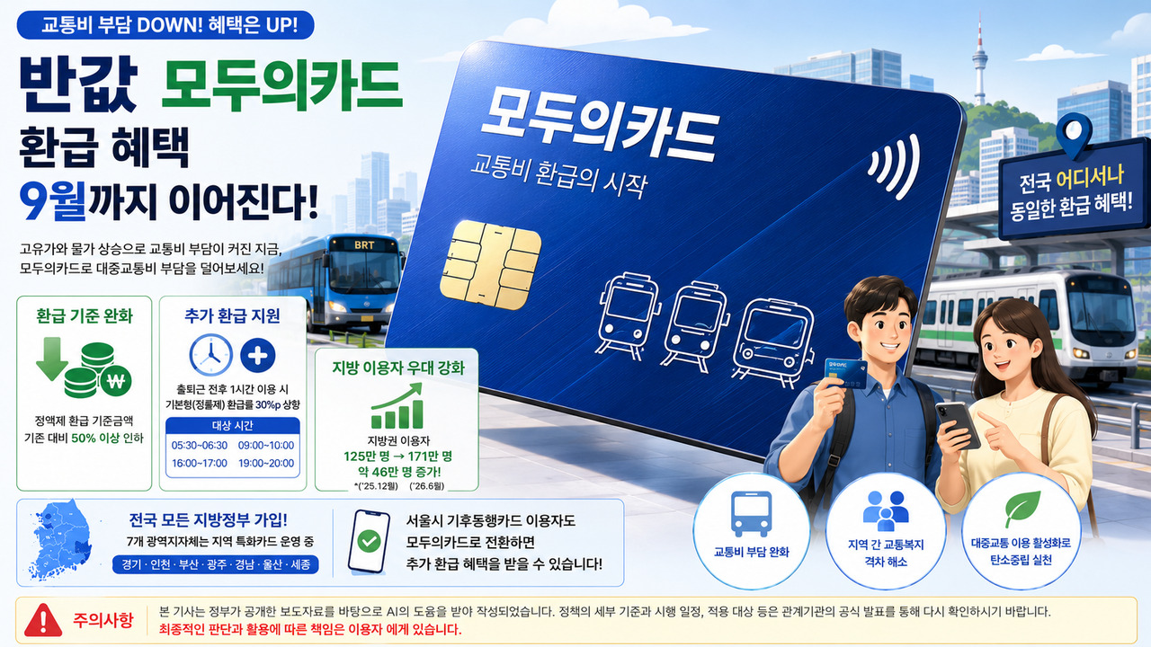 모두의카드 발급과 K패스 신청