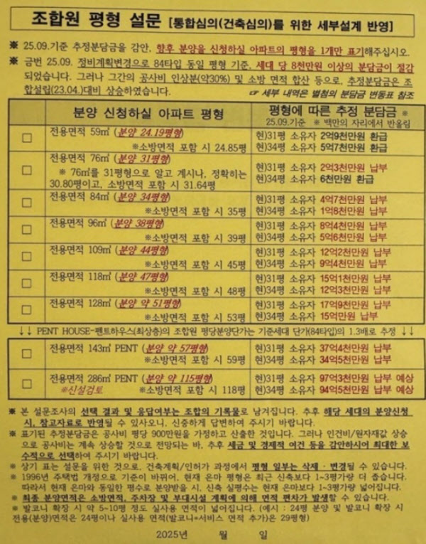 같은 평형도 2억 더 낸다…은마 재건축 분담금 가격 변동 심화 | 2026년 5월