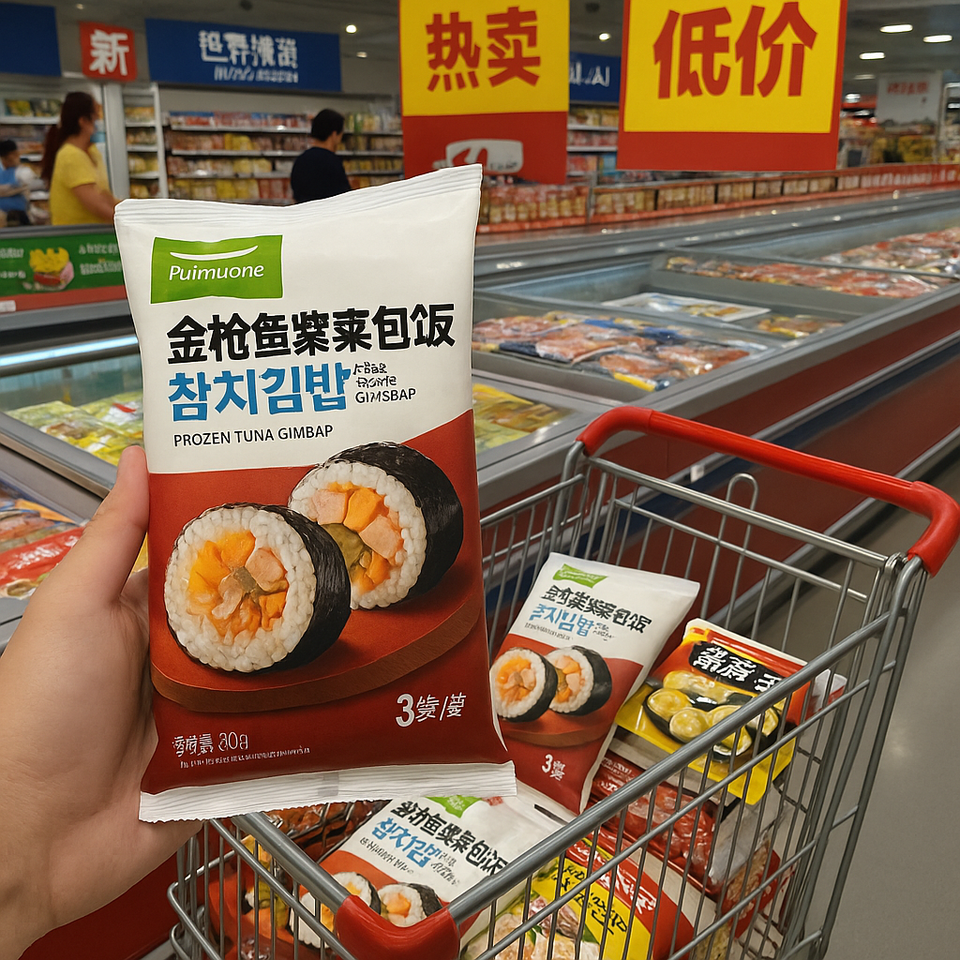 노른자 김밥 냉동