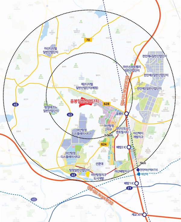 신도시개발과 교통개발호재, 그리고 K밸트까지 3박자 갖춘 '충남 아산'