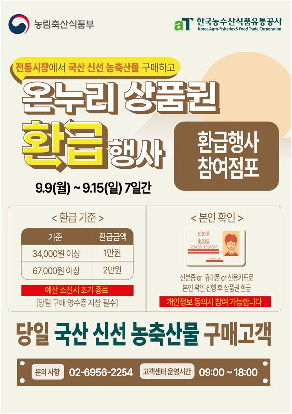 온누리상품권 환급