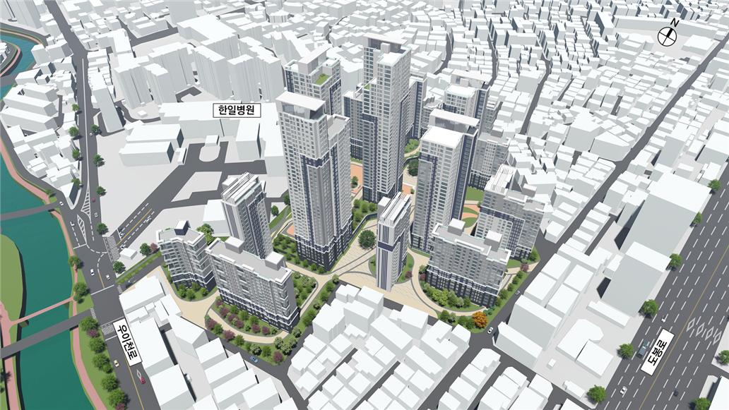 쌍문한양1차, 최고 40층 아파트 1,158세대로 재건축